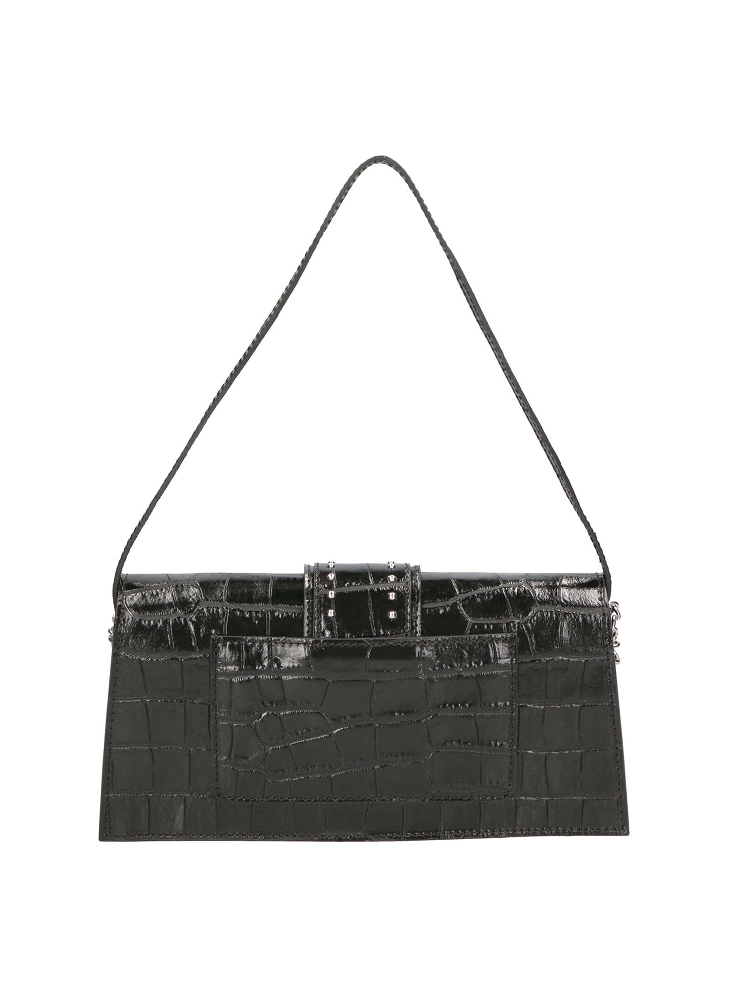 Alba Borsa a spalla da donna Vera pelle 04734-B28 NERO Gave Lux