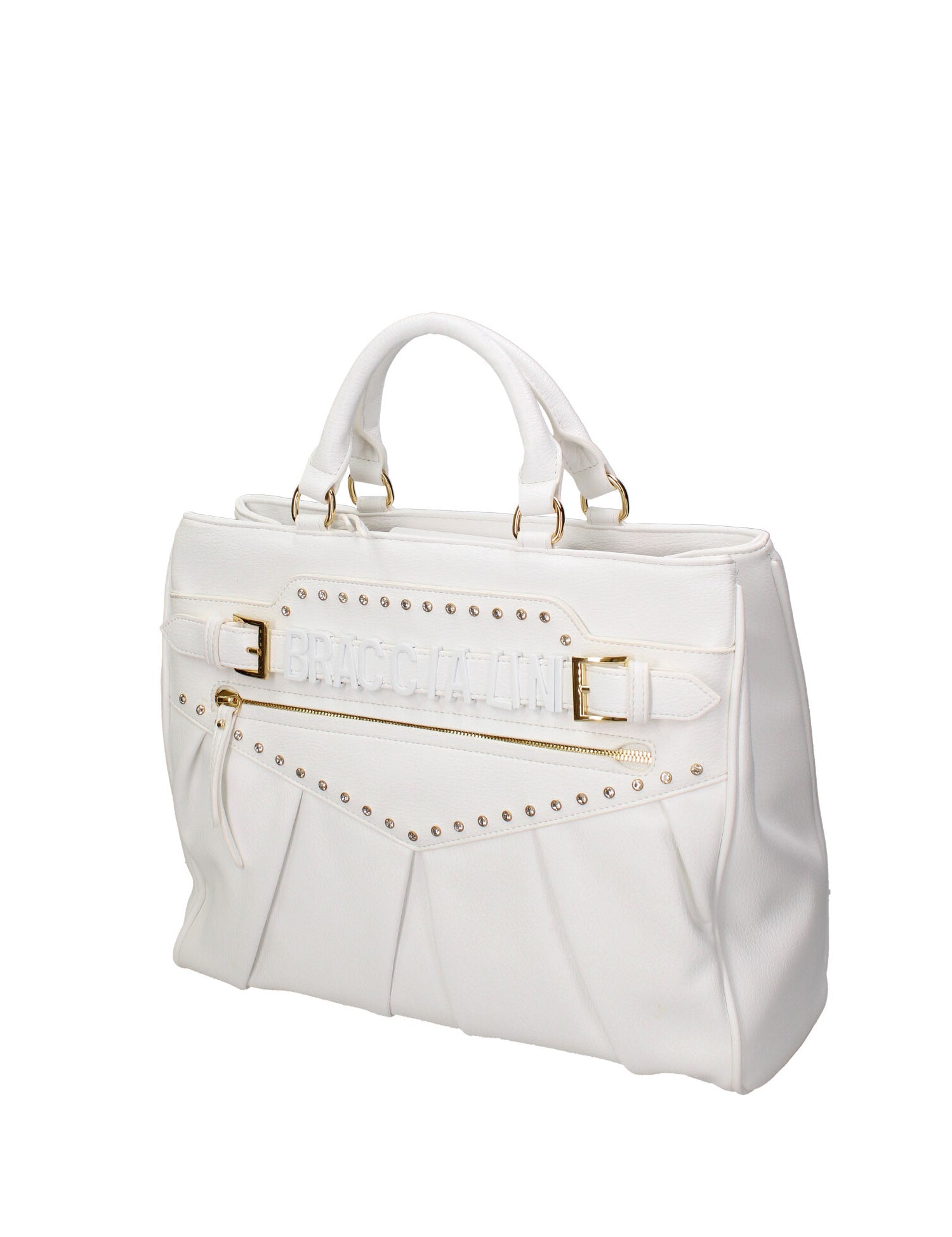 Ameliae Borsa a mano da donna 100% poliuretano B17133-BIANCO Braccialini