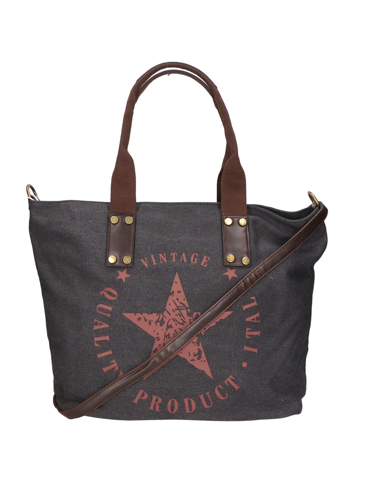 Sabrina Borsa a mano da donna 100% poliestere 8152-NERO Gave Lux