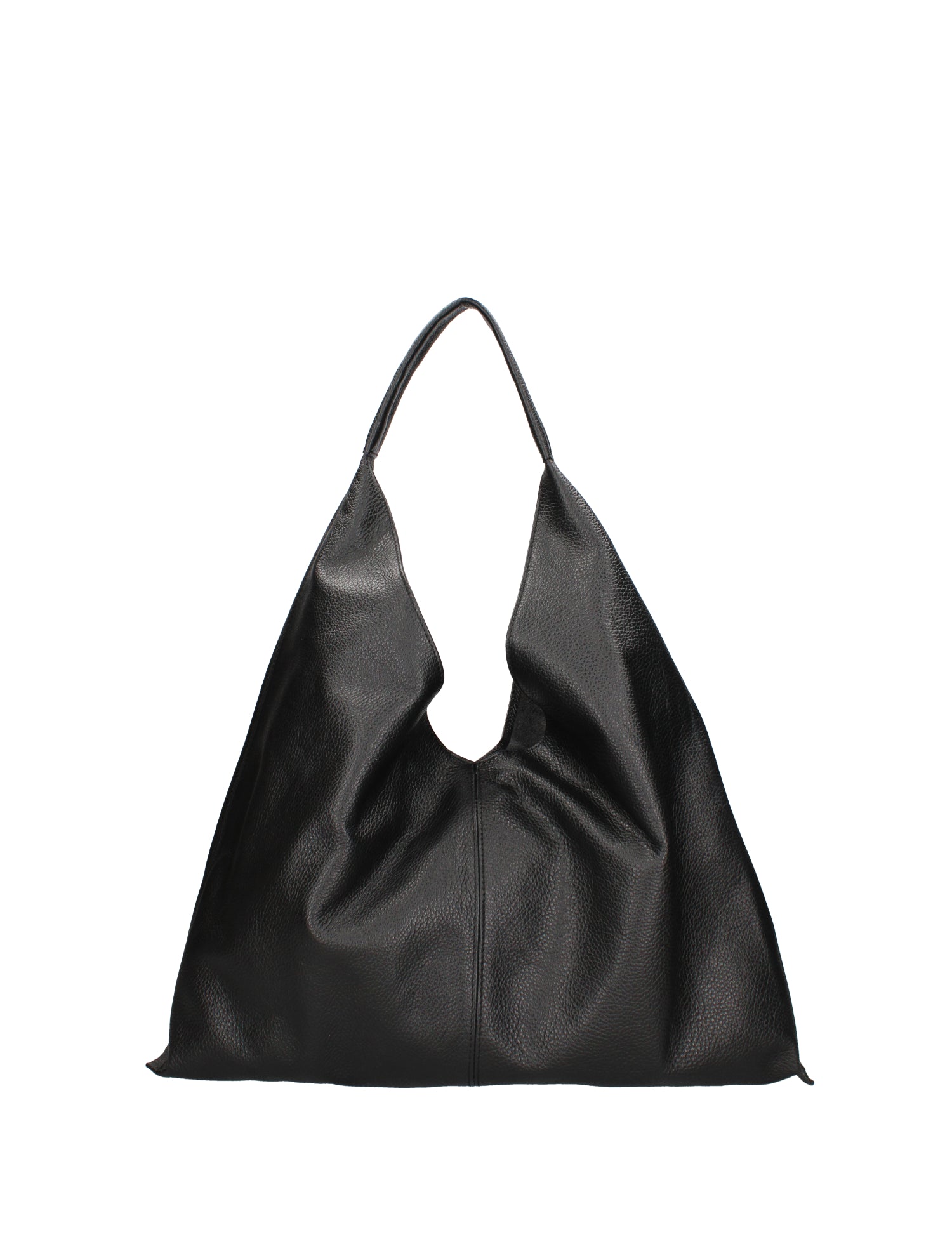 Borsa a mano da donna 100% vera pelle 07209-D28 NERO Roberta Rossi