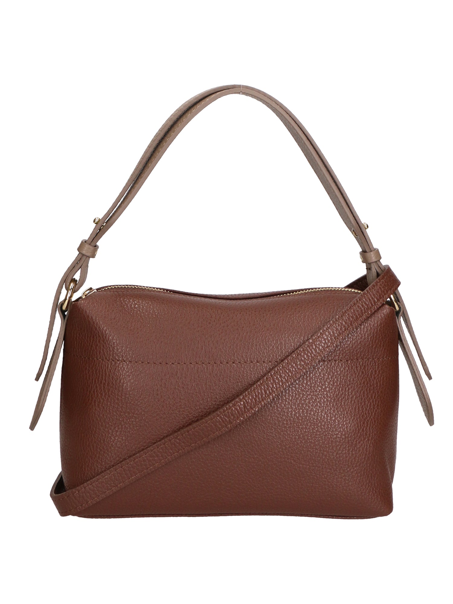 Vivienne Borsa a spalla da donna Vera pelle 06674-D223 CIOC + D40 TAUPE Gave Lux