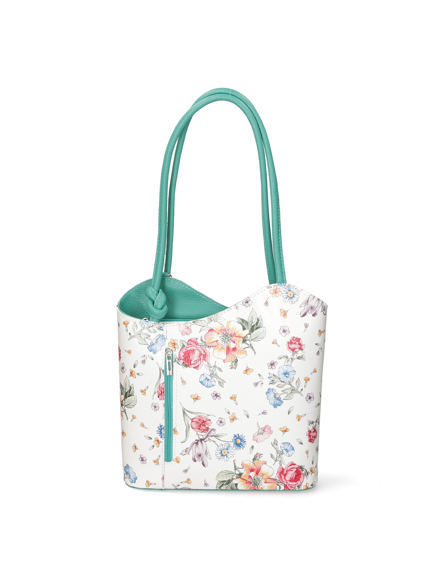 Elsa Borsa a spalla da donna Vera pelle 80056-D80 VERDE ACQUA Gave Lux