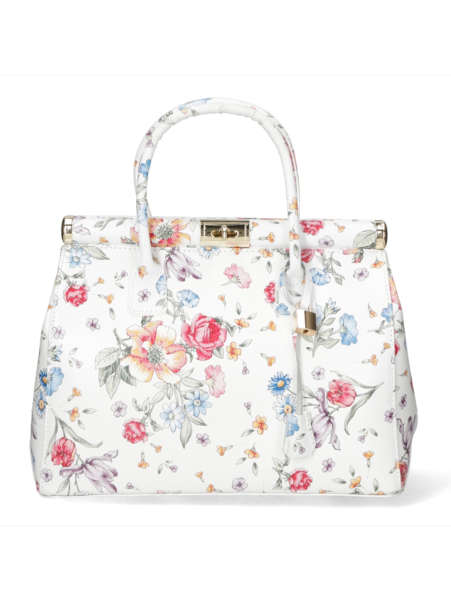 Cecilia Borsa a Mano in Vera Pelle Bianco Chiara Ferretti