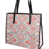 Mirabilia Borsa a mano donna Tela + Vera Pelle 5370-6-NERO Gave Lux