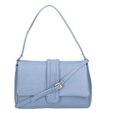 Jasmine Borsa a spalla da donna Vera pelle 06496-S41 CELESTE SCURO Gave Lux