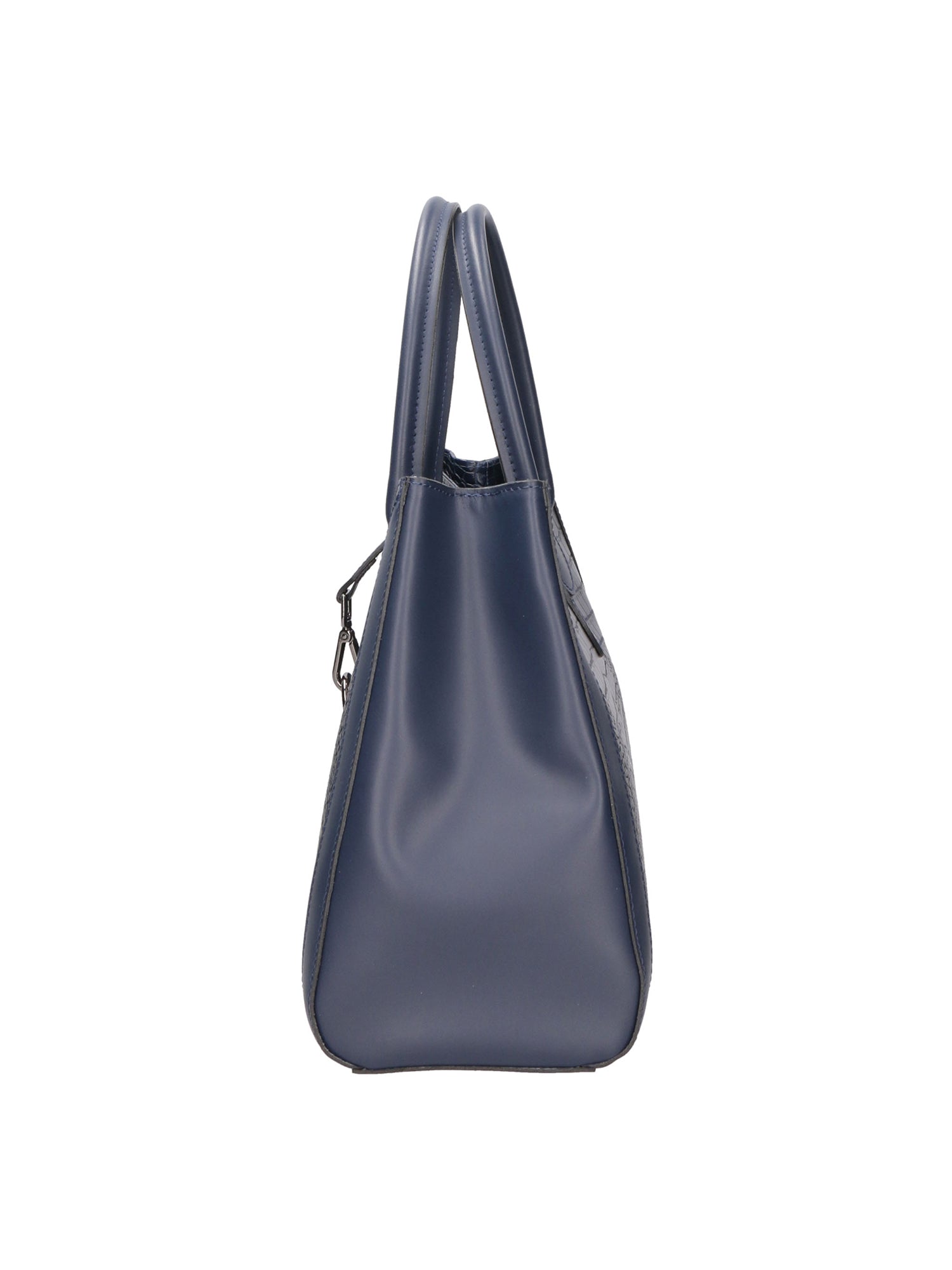 Aurora Borsa a mano da donna Vera pelle croco 05698-C26 BLU SCURO Gave Lux