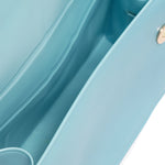 Borsa a mano da donna 100% Pvc FLAT ROOD S-AQUA + LIGHT GOLD Marc Ellis