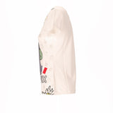 T-Shirt da donna In Cotone e Elastane Prodotto artigianale Regular Fit