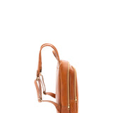 Zaino in vera pelle unisex 100% cotone 4316-MIELE Alessia Firenze