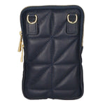 Anastasia Borsa a spalla da donna Vera pelle 05304-S24 BLU JEANS Gave Lux