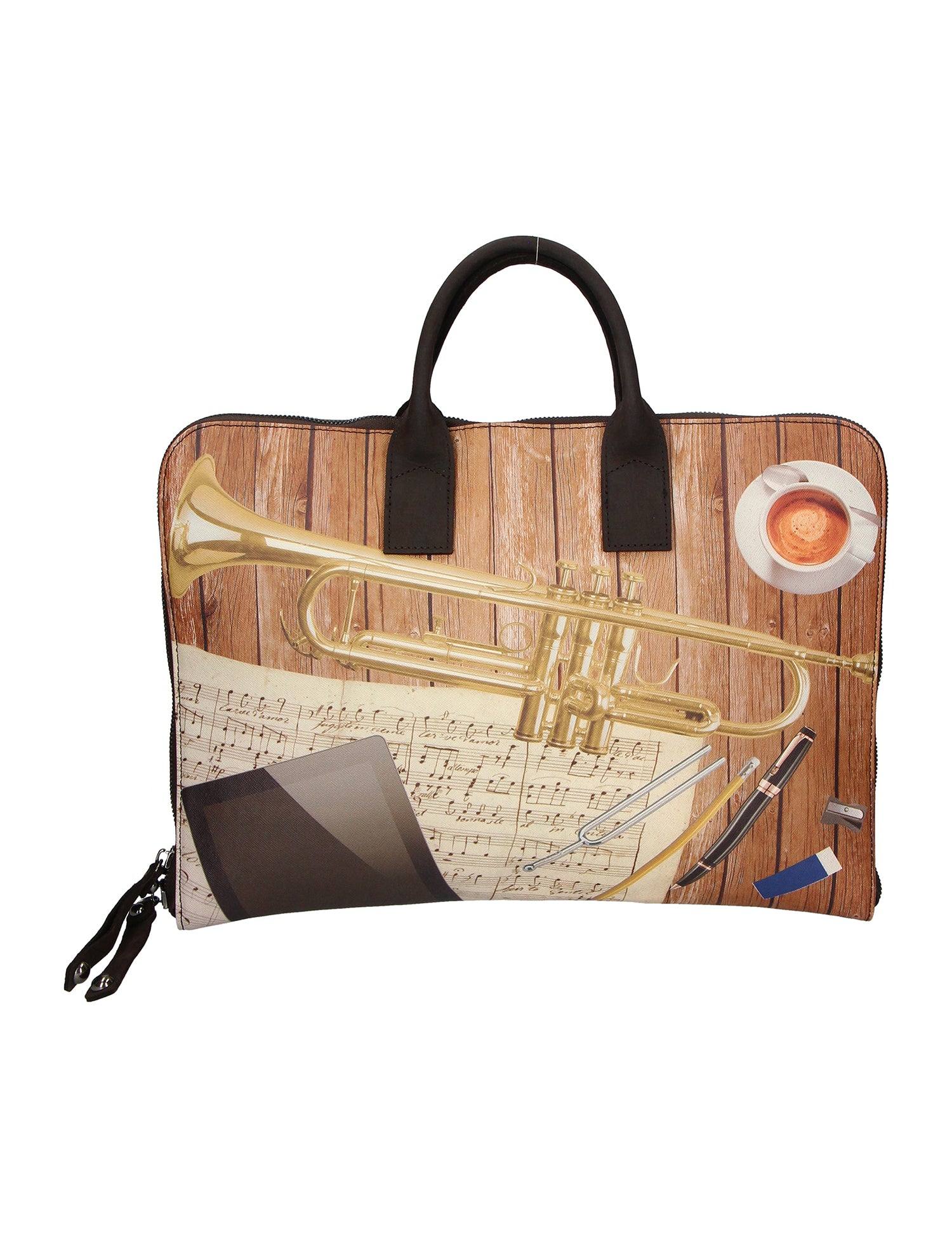 Michela Borsa a mano da donna Vera pelle ZG3007-MUSICA Gave Lux