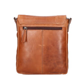 Borsa a tracolla unisex vera pelle Made in Italy SN5863547-TAN Santini Firenze