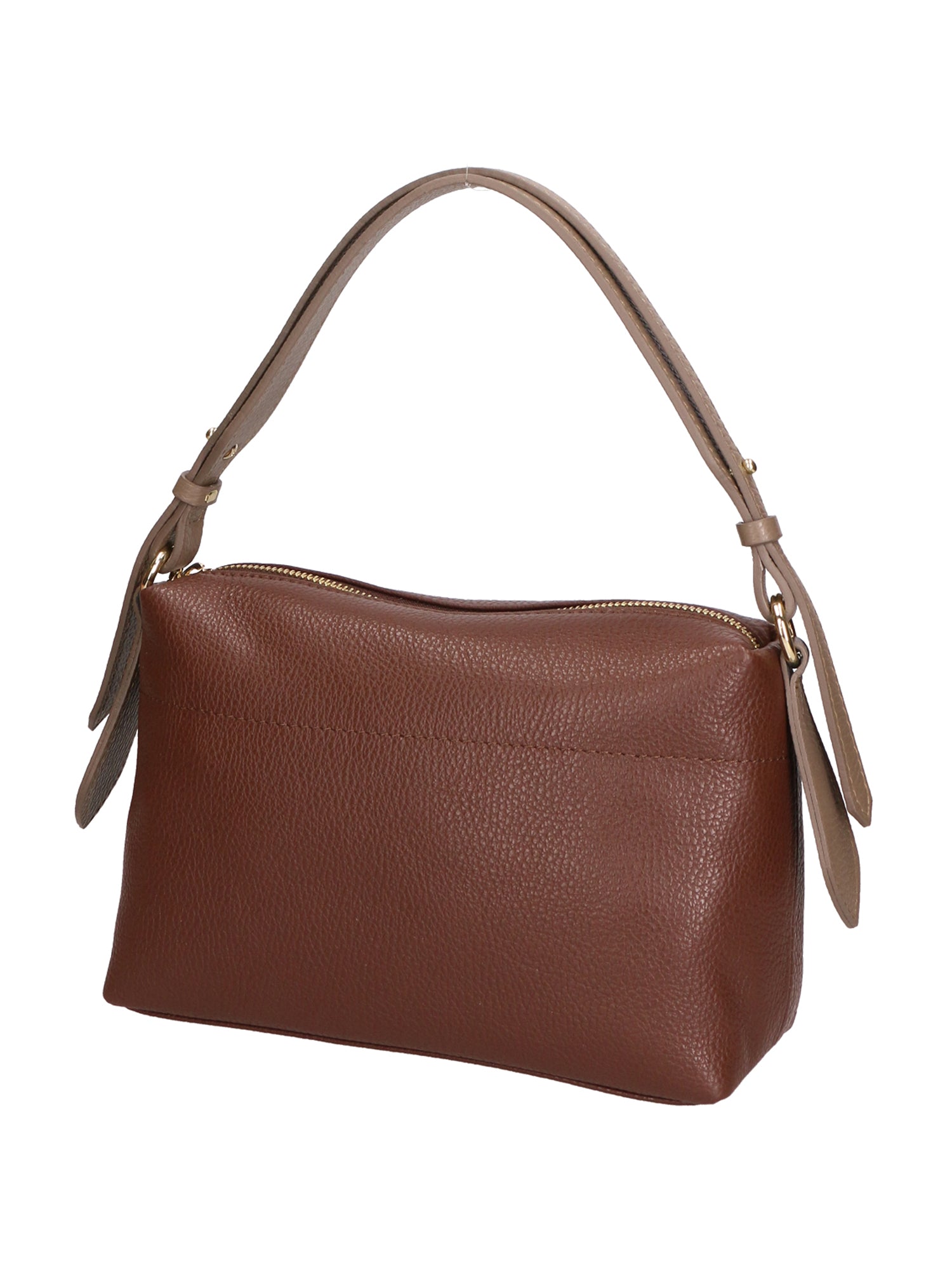 Vivienne Borsa a spalla da donna Vera pelle 06674-D223 CIOC + D40 TAUPE Gave Lux
