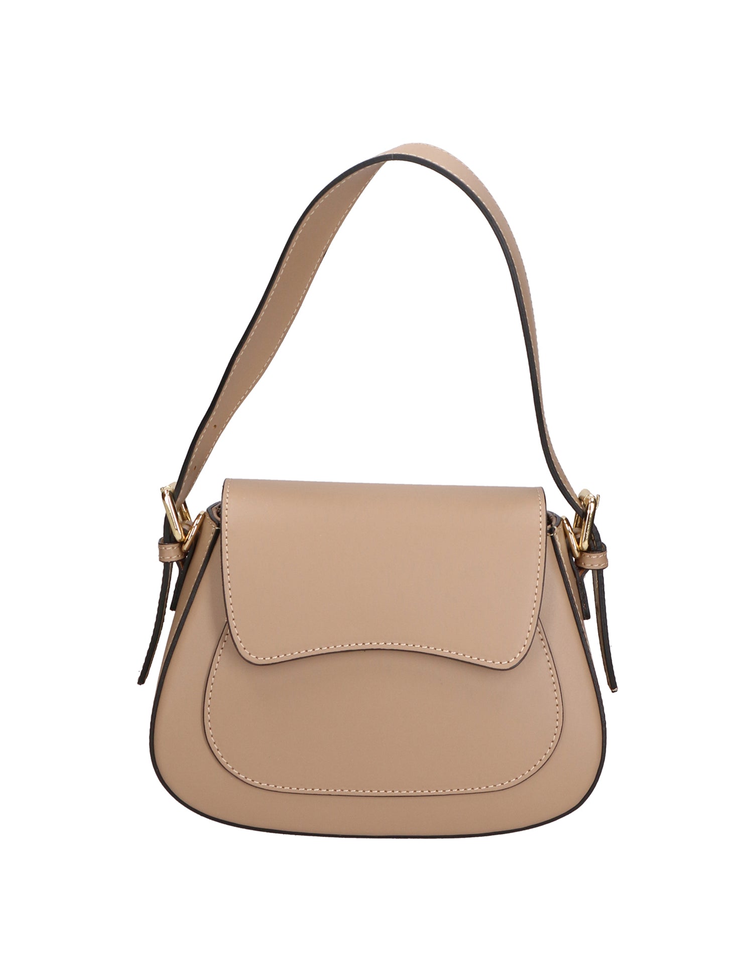 Giulia Borsa a spalla da donna Vera pelle 05958-L110 TAUPE CHIARO Gave Lux