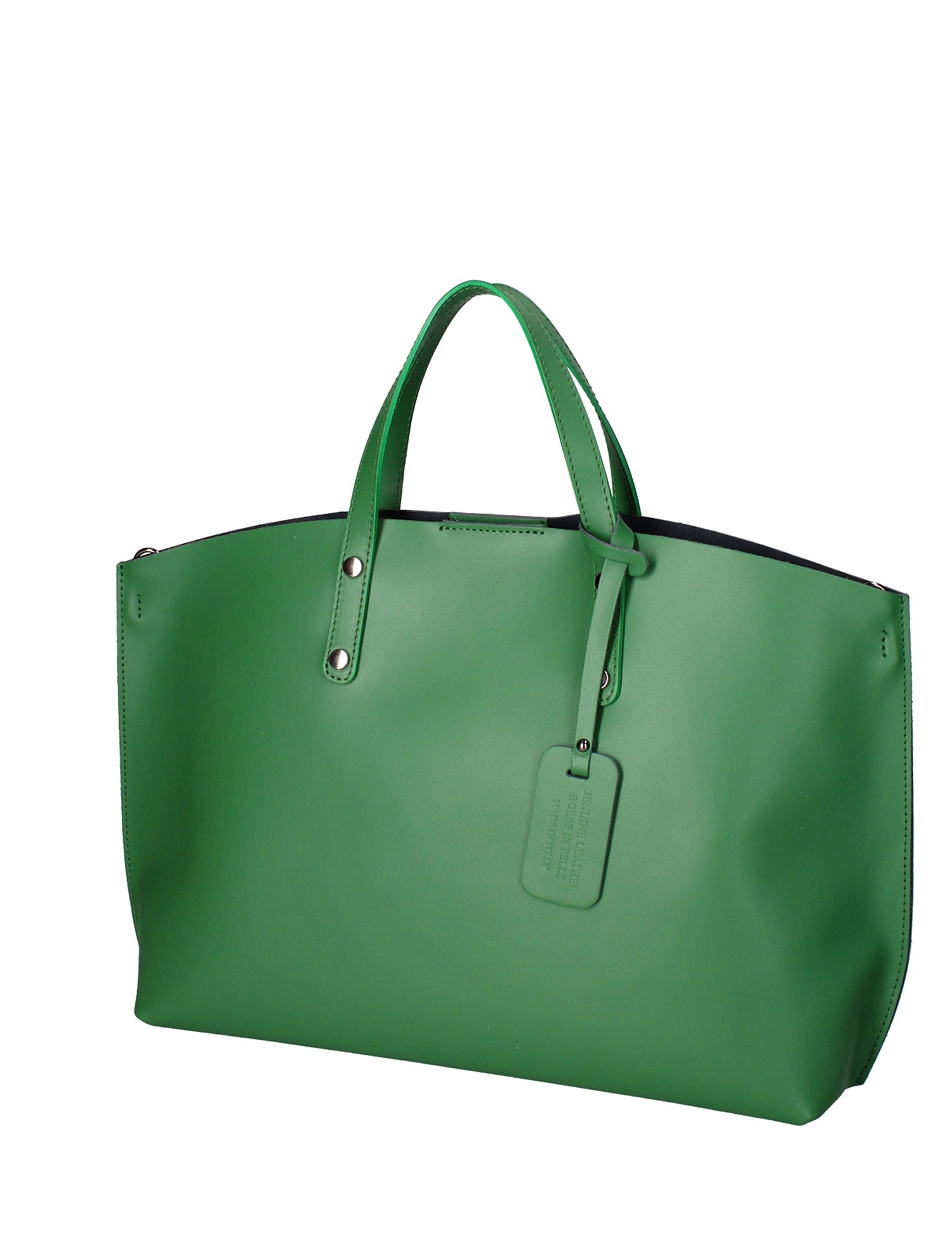 Lumena Borsa a mano da donna Vera pelle 2094-L160 VERDE Gave Lux