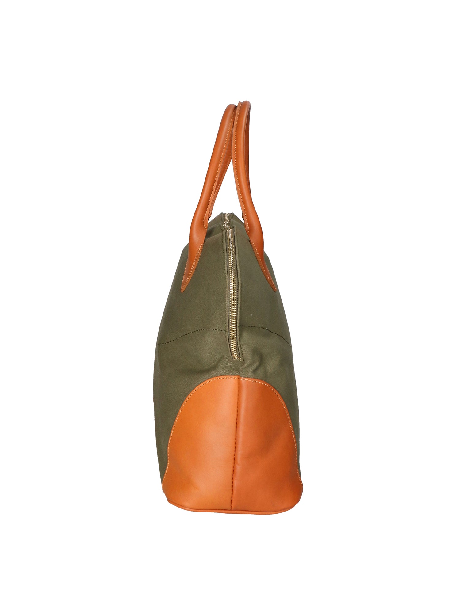 Borsa a mano da donna Pelle e Canva MYB-7018-SS-104 MILITARE My Best Bag