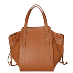 Borsa a mano da donna Vera pelle e suede MYB-8032-FW-TABACCO My Best Bag