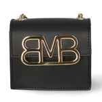 Borsa a tracolla da donna Vera pelle MYB-8040-FW-P218 NERO My Best Bag