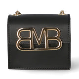 Borsa a tracolla da donna Vera pelle MYB-8040-FW-P218 NERO My Best Bag
