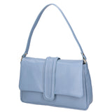 Jasmine Borsa a spalla da donna Vera pelle 06496-S41 CELESTE SCURO Gave Lux