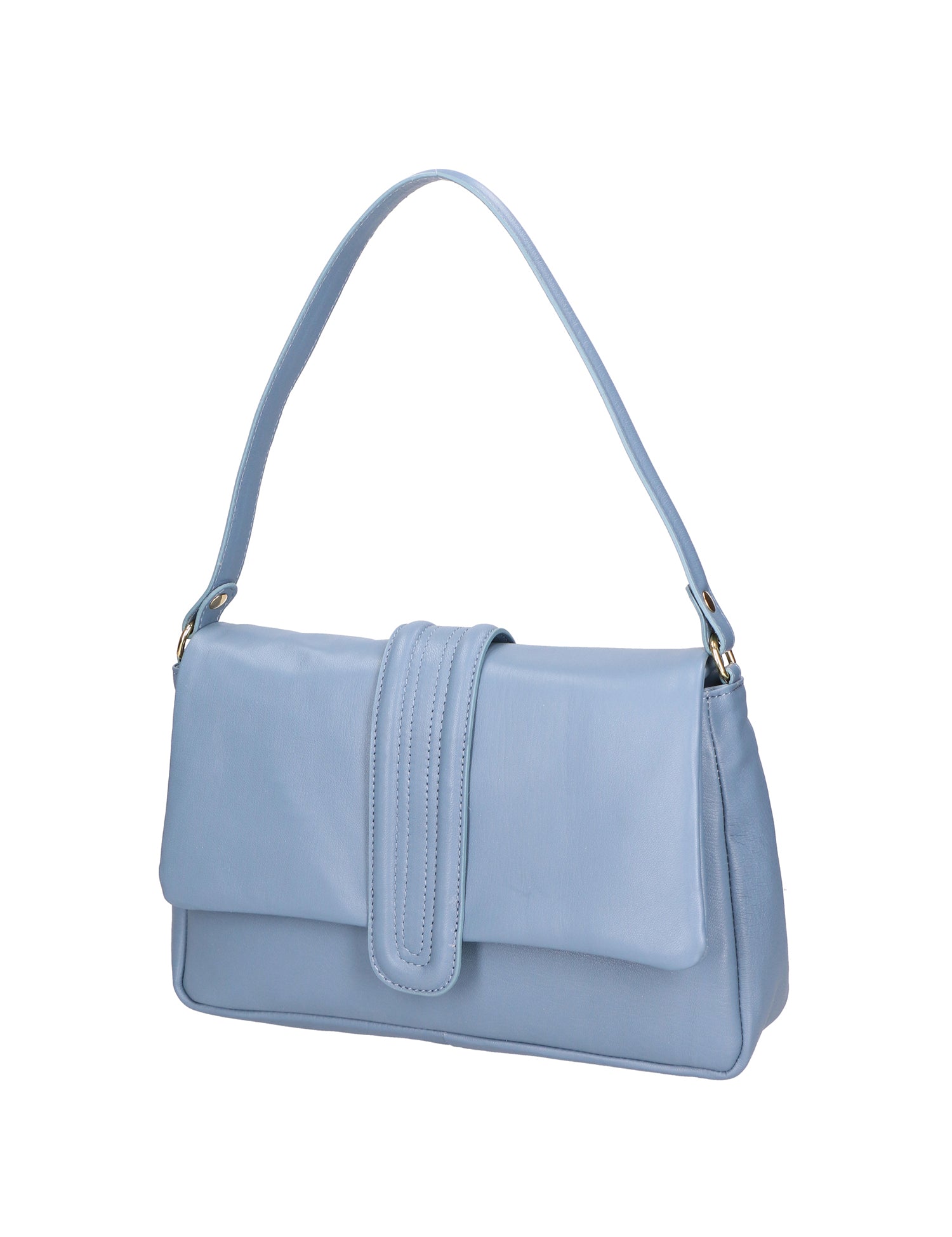 Jasmine Borsa a spalla da donna Vera pelle 06496-S41 CELESTE SCURO Gave Lux