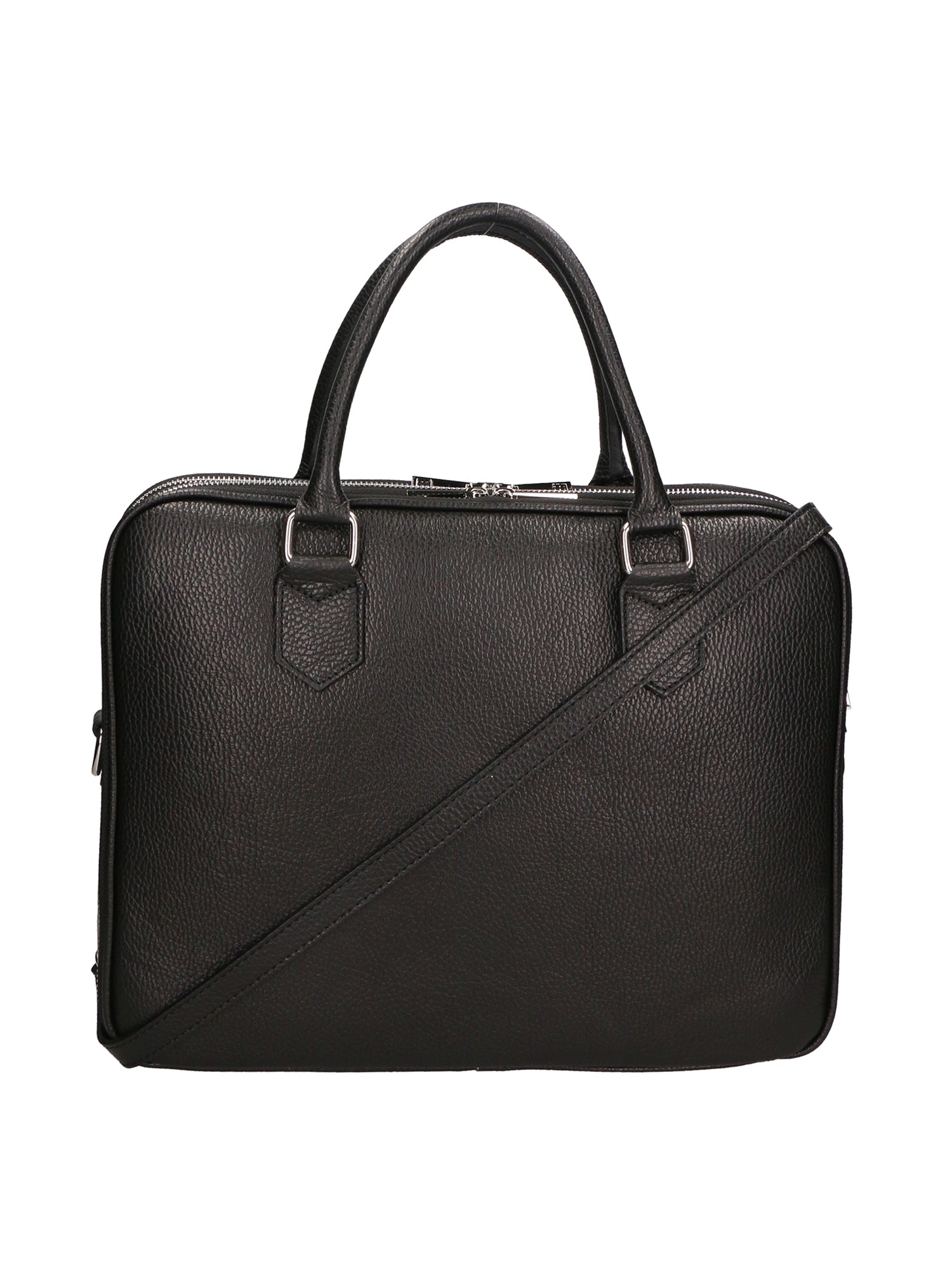 Grazia Borsa a spalla da donna Vera pelle 05930-D28 NERO BLACK Gave Lux