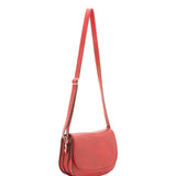 Borsa a tracolla da donna 100% vera pelle 4582-ROSSO Alessia Firenze