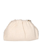 Borsa a tracolla da donna Paglia e pelle MYB-7011-SS-BIANCO My Best Bag