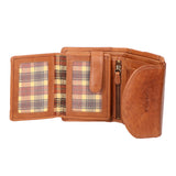 Portafoglio unisex vera pelle Made in Italy Vacchetta Ingrassata SN2827947-TAN Santini Firenze