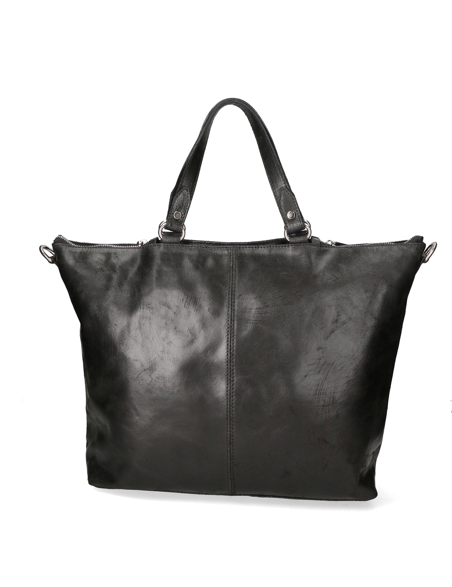 Elisamaria Borsa a spalla da donna Vera pelle 80055-NERO Gave Lux