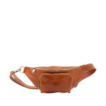 Marsupio da uomo in vera pelle 100% pelle 5502-Cognac I Fratelli
