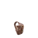Marsupio da uomo in vera pelle 100% pelle 5502-Marrone I Fratelli