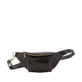 Marsupio da uomo in vera pelle 100% pelle 5502-Nero I Fratelli