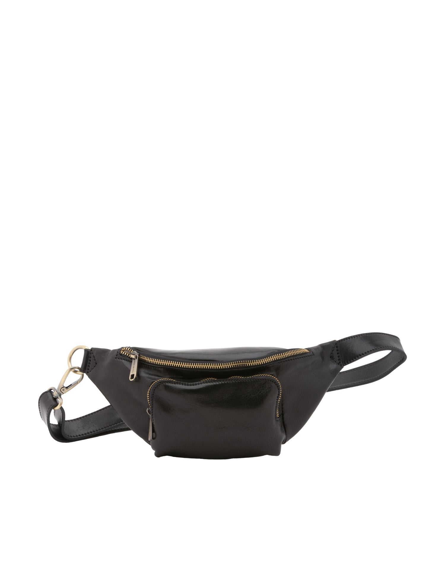 Marsupio da uomo in vera pelle 100% pelle 5502-Nero I Fratelli