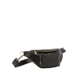 Marsupio da uomo in vera pelle 100% pelle 5502-Nero I Fratelli