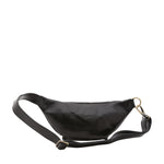 Marsupio da uomo in vera pelle 100% pelle 5502-Nero I Fratelli