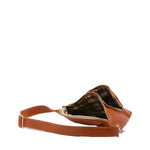 Marsupio da uomo in vera pelle 100% pelle 5503-Cognac I Fratelli