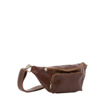 Marsupio da uomo in vera pelle 100% pelle 5503-Marrone I Fratelli