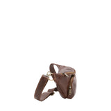 Marsupio da uomo in vera pelle 100% pelle 5503-Marrone I Fratelli