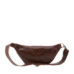 Marsupio da uomo in vera pelle 100% pelle 5503-Marrone I Fratelli