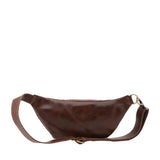 Marsupio da uomo in vera pelle 100% pelle 5503-Marrone I Fratelli
