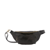 Marsupio da uomo in vera pelle 100% pelle 5503-Nero I Fratelli