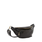 Marsupio da uomo in vera pelle 100% pelle 5503-Nero I Fratelli