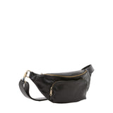 Marsupio da uomo in vera pelle 100% pelle 5503-Nero I Fratelli