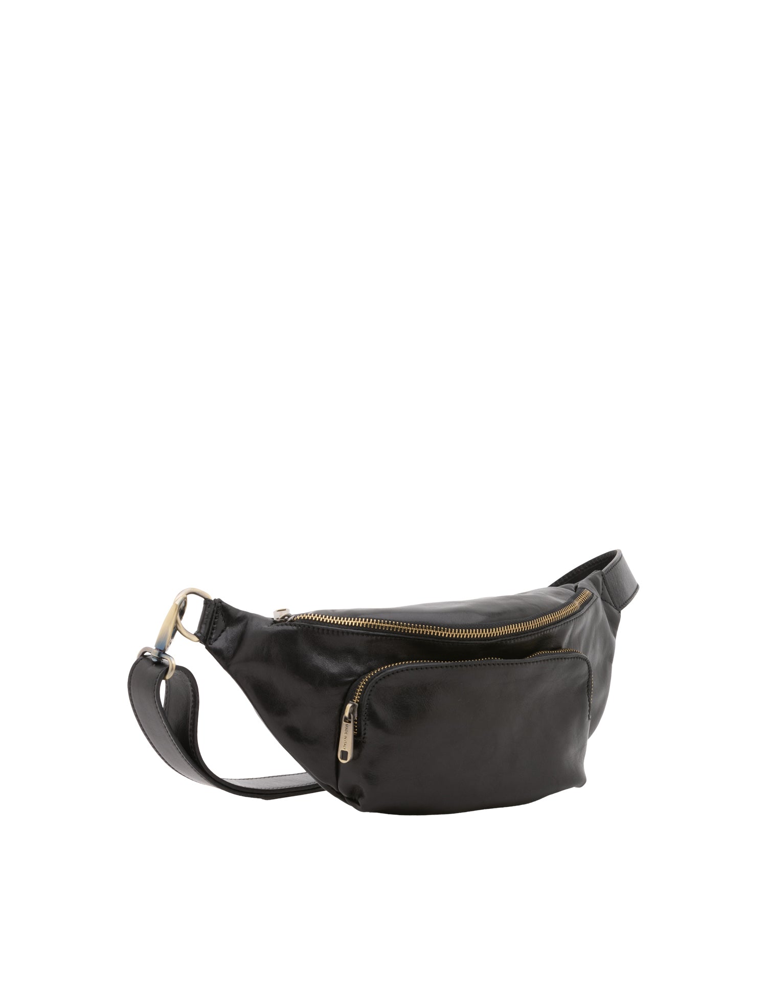 Marsupio da uomo in vera pelle 100% pelle 5503-Nero I Fratelli
