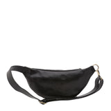 Marsupio da uomo in vera pelle 100% pelle 5503-Nero I Fratelli