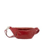 Marsupio da uomo in vera pelle 100% pelle 5503-Rosso I Fratelli