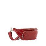 Marsupio da uomo in vera pelle 100% pelle 5503-Rosso I Fratelli