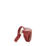Marsupio da uomo in vera pelle 100% pelle 5503-Rosso I Fratelli