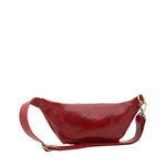 Marsupio da uomo in vera pelle 100% pelle 5503-Rosso I Fratelli